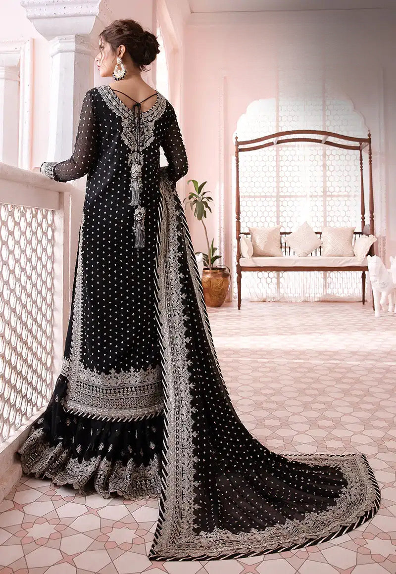 Georgette embroidered party wear -RP