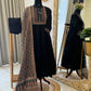 Modal dupatta paired with black anarkali