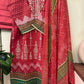 Fully embroidered suit with  dupatta option-3405S