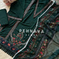 Semistitched Rayon Fully Embroidered Suit-3750