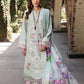 Pastel colour Embroidered suit-12081