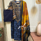 Ready suit with chiffon dupatta-3262