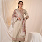 Cotton hakoba embroidered suit-10