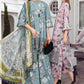 Printed casual suit with chiffon dupatta-1005