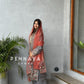 Organza embroidered suit-1252G