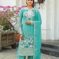 Chinnon embroidered ready to wear suit with wide palazzos-3 color options