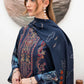 Lawn embroidered suit-G-207