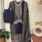 Fully embroidered suit with  dupatta option-3351S