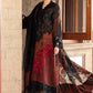 Black pakistani printed casual suit