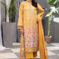 cotton printed suit with chiffon dupatta -2010