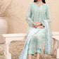 Pure chiffon embroidered semi stitch-07