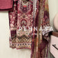 Embroidered suit with embroidered dupatta-3385