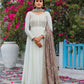 Georgette anarkali gown-with color options