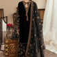 Embroidered velvette suit -3187