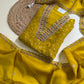 pure viscous organza suit-banarsi weave