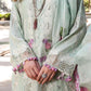 Pastel colour Embroidered suit-12081