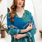 Lawn embroidered suit-G-206