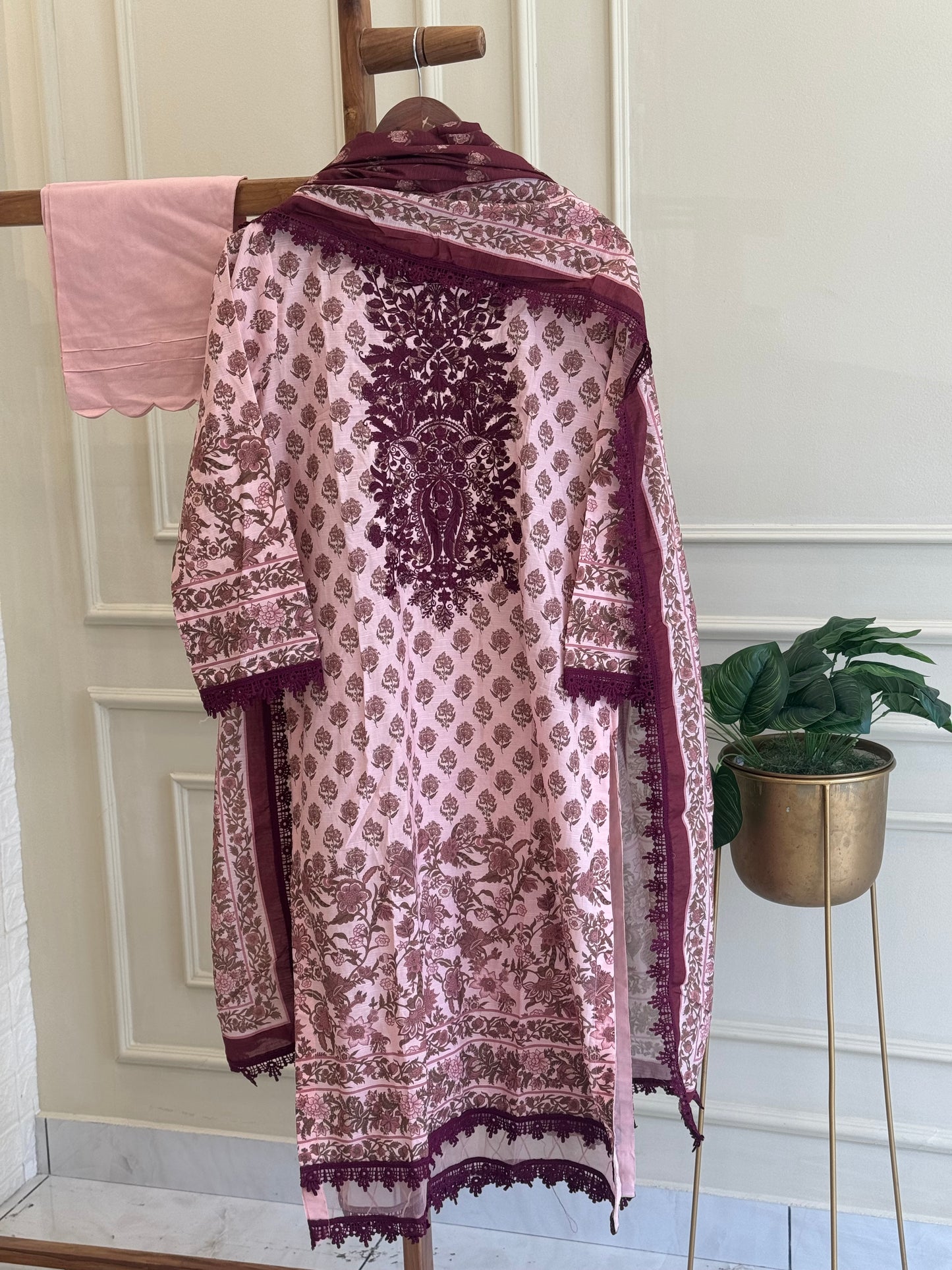 Khaadi Ethereal Embroidered Lawn Suit – 3-Piece Signature Collection