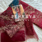 Printed casual suit with chiffon dupatta-1004 maroon