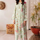 Comfy cotton co-od suit with chiffon dupatta-3470