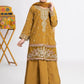 Kids party wear -ready to wear EF24-09 mustard