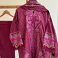 Khaadi Heritage Embroidered Lawn Suit – 3-Piece Premium Collection maroon