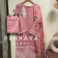 Paki printed suit with beautiful patches-439