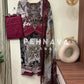 Printed casual suit with chiffon dupatta-3304 bliss