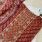 Pure muslin with detailings  and muslin Dupatta-118