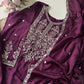 Plus size party wear suit with sharara-vine