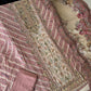 Pure muslin with detailings  and muslin Dupatta-122