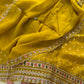 pure viscous organza suit-banarsi weave