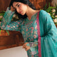 Comfy cotton co-od suit with chiffon dupatta-3476