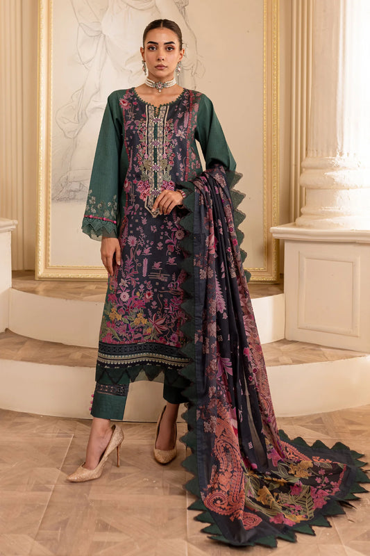 Embroidered lawn with lawn dupatta