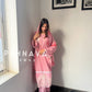 Paki printed suit with beautiful patches-439