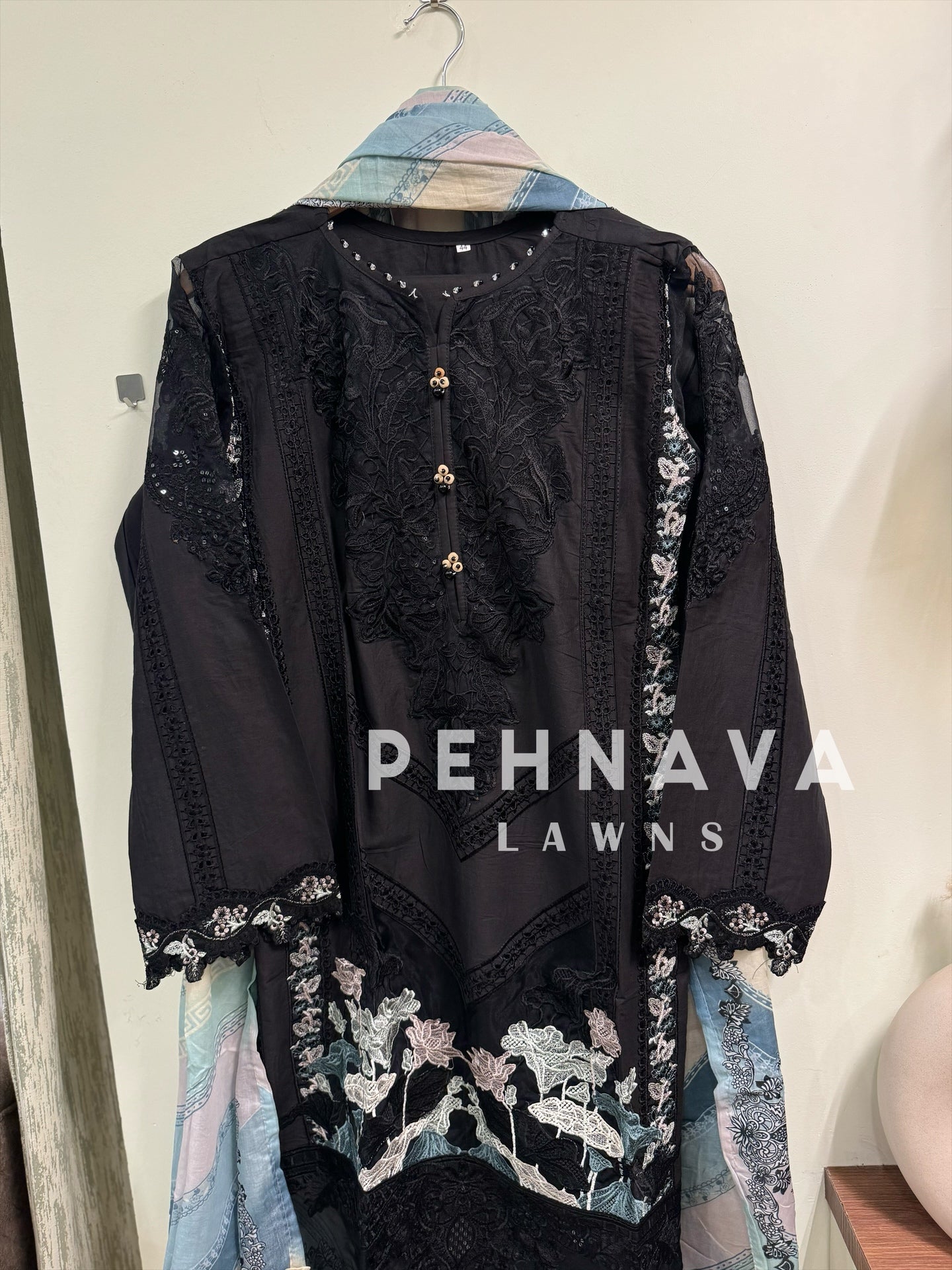 Paki  embroidered suit -cs