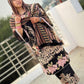 Exclusive  printed casual suit -firdous