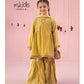 Kids party wear -ready to wear MKD-EF24-16-YELLOW