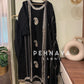 Designer roman silk real mirror work pakistani suit