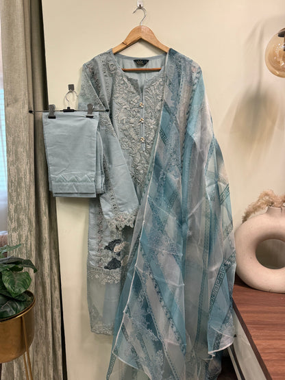 Paki  embroidered suit-hs plus