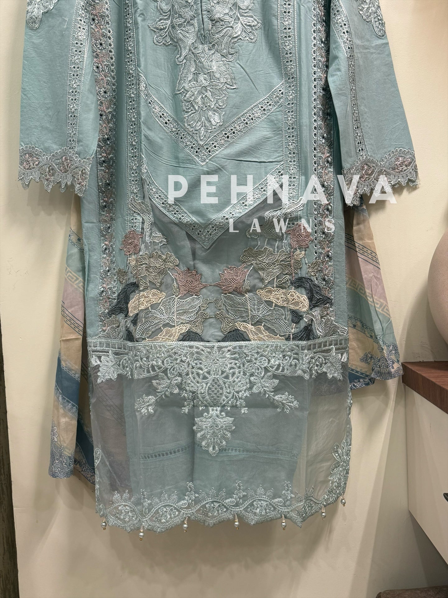 Paki  embroidered suit -cs