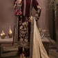 Embroidered velvette suit -1215