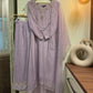 Chinnon ready to wear up and down heavy handworked suit-Lavender