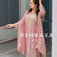 Pure georgette embroidered party wear-color options available-13077