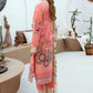 Lawn embroidered suit-G-211