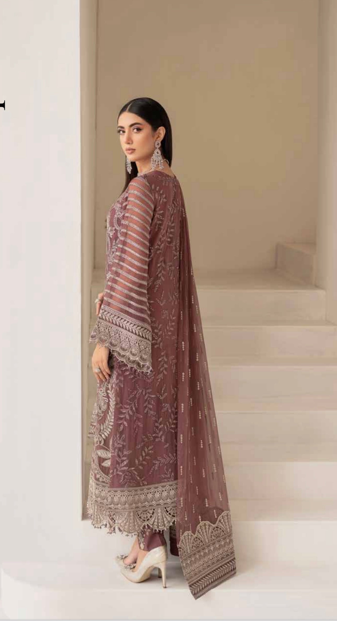 Luxury chiffon embroidered party wear-03