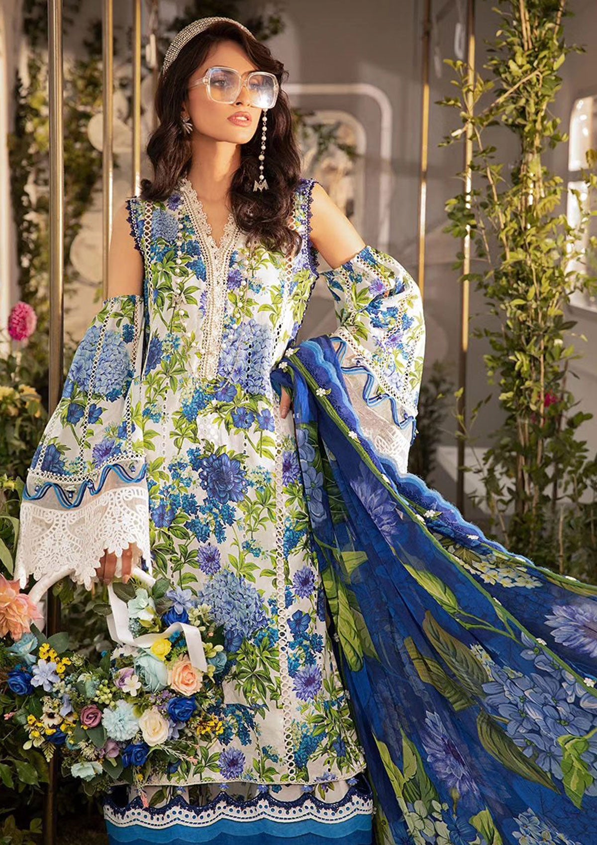 Pakistani printed suit-428-B