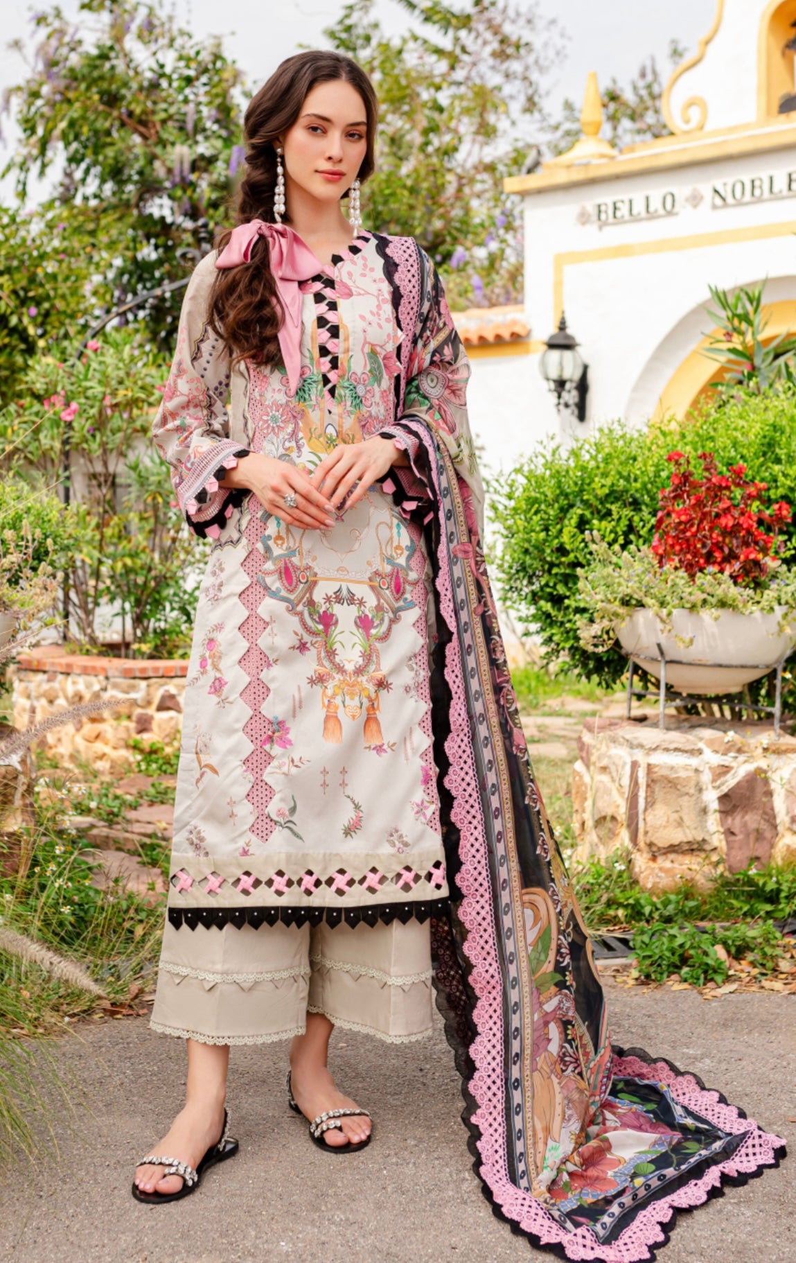 Trendy Jade Lawn Suit-J1