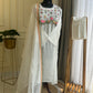 Muslin with embroidered top and  soft dupatta