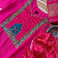 Russian silk suit with gajji silk woven dupatta-6626